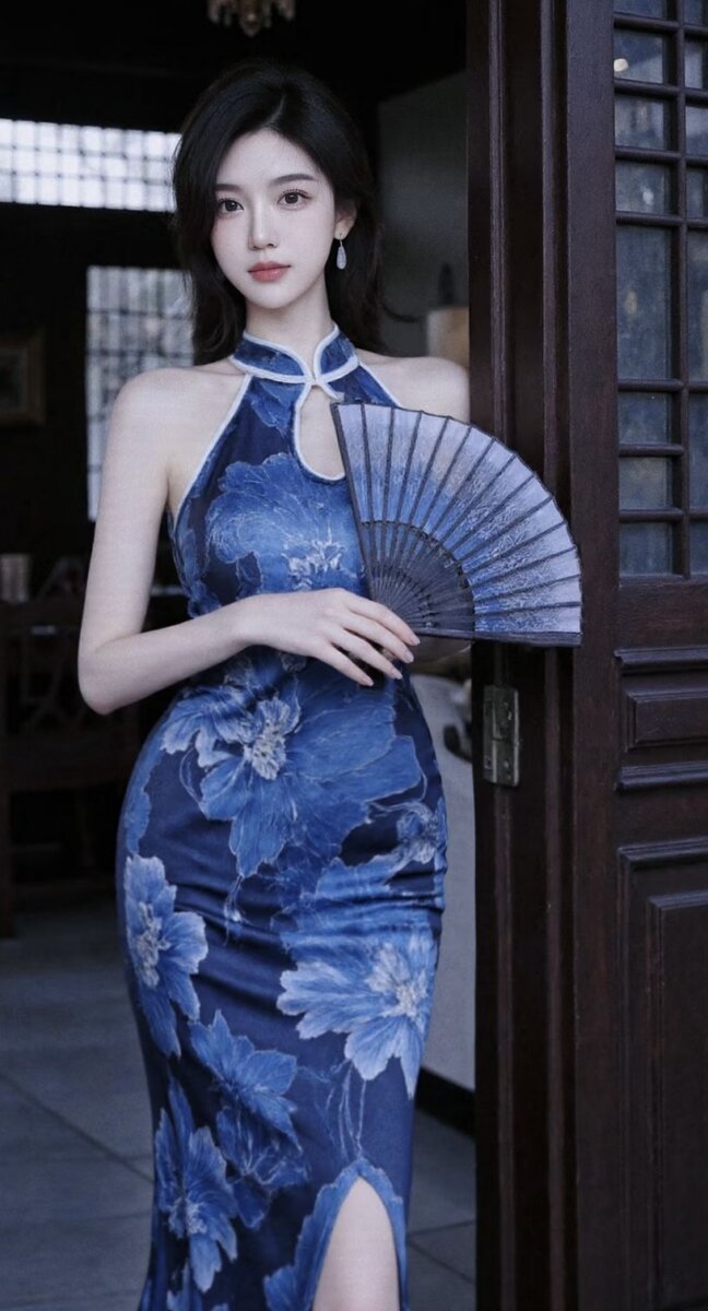 广州外围模特顶级超模曼妮芬 179cm D杯 蜜桃臀马甲线 旗袍写真 舞蹈功底身材柔软图3
