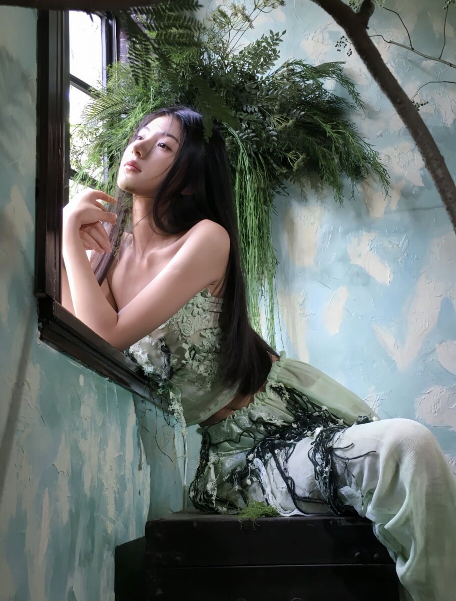 广州外围模特175罩杯C 50kg 00年 高挑身材无赘肉 纯天然妈生脸 新丝路参赛 纯欲御姐风写真图2