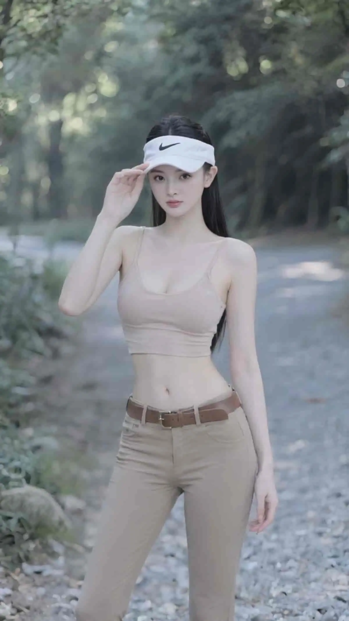 上海长宁区外围170cmD杯纯欲女生户外休闲写真