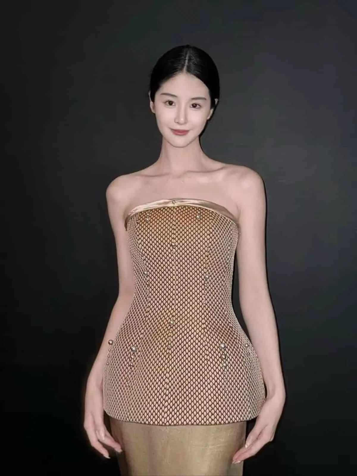 上海浦东外围188cmD杯车模高级礼服写真