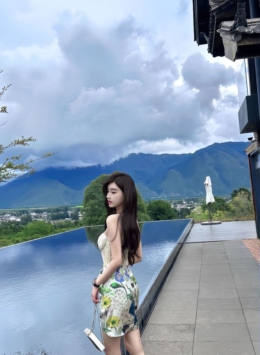 深圳外围176c  05年   洋气美少女青岛女孩 全身整，纯天然妈生脸写真图4